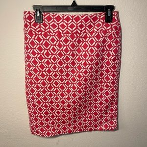Liz Claiborne hot pink pencil skirt size 4